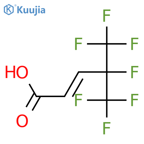 4,5,5,5-Tetrafluoro-4-(trifluoromethyl)pent-2-enoic Acid structure