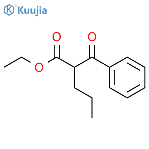 Ethyl 2-benzoylpentanoate structure