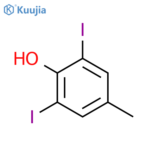 Phenol, 2,6-diiodo-4-methyl- structure
