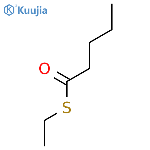 Pentanethioic acid, S-ethyl ester structure