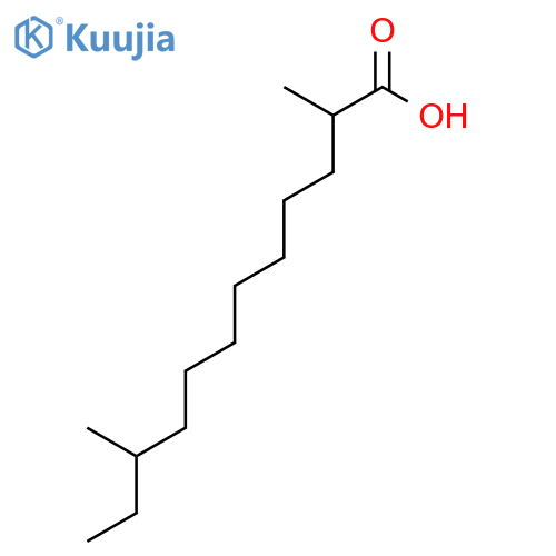 2,10-Dimethyldodecanoic acid structure