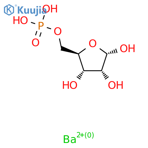 ((2R,3S,4R)-3,4,5-Trihydroxytetrahydrofuran-2-yl)methyl Barium Phosphate structure