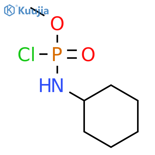 Phosphoramidochloridic acid, cyclohexyl-, methyl ester structure