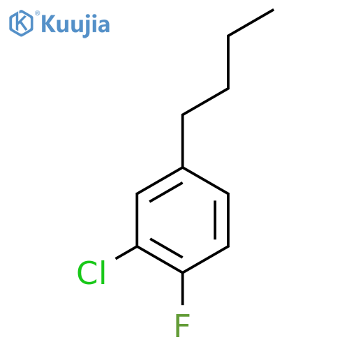 4-Butyl-2-chloro-1-fluorobenzene structure