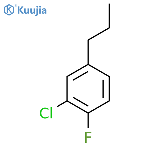 2-Chloro-1-fluoro-4-propylbenzene structure