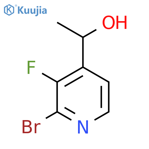 1-(2-Bromo-3-fluoropyridin-4-yl)ethanol structure