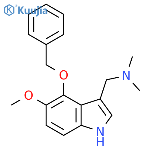 4-(Benzyloxy)-3-(dimethylamino)methyl-5-methoxyindole structure