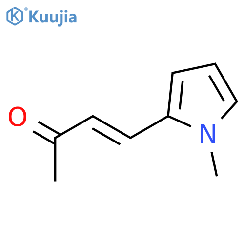 4-(1-methyl-1H-pyrrol-2-yl)but-3-en-2-one structure