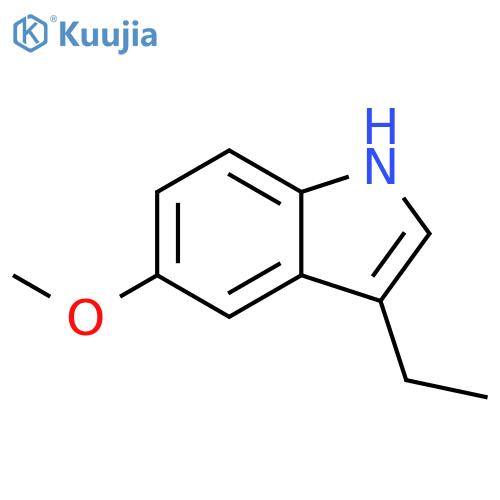 3-ethyl-5-methoxy-1H-indole structure