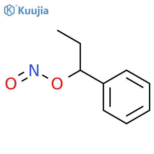 Nitrous acid, 1-phenylpropyl ester structure
