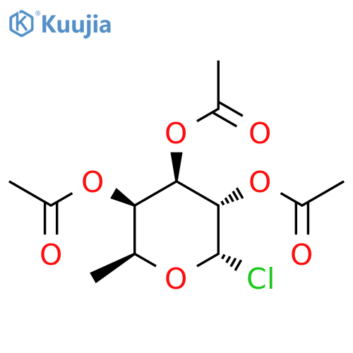 2,3,4-Tri-O-acetyl-alpha-L-fucopyranosyl chloride structure