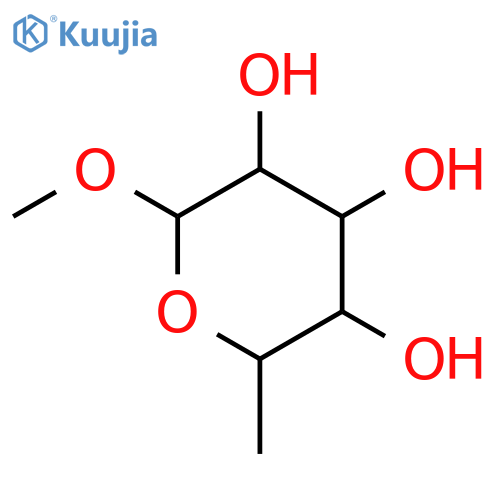 Methyl β-L-Fucopyranoside structure