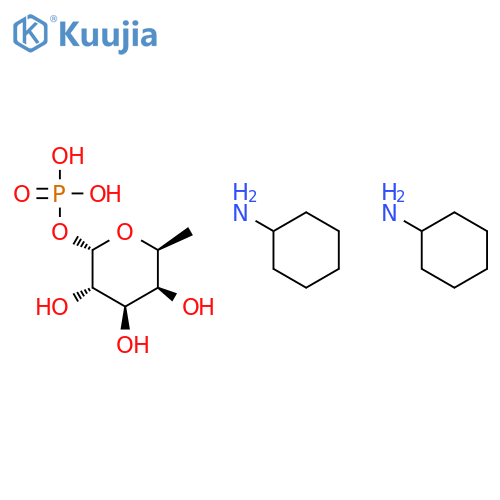 α-L-Fucose-1-phosphate Di(cyclohexylammonium) Salt structure