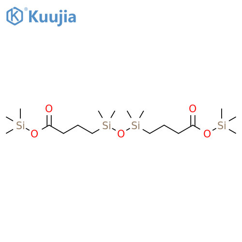 6-Oxa-5,7-disilaundecanedioic acid, 5,5,7,7-tetramethyl-, bis(trimethylsilyl) ester (8CI) structure