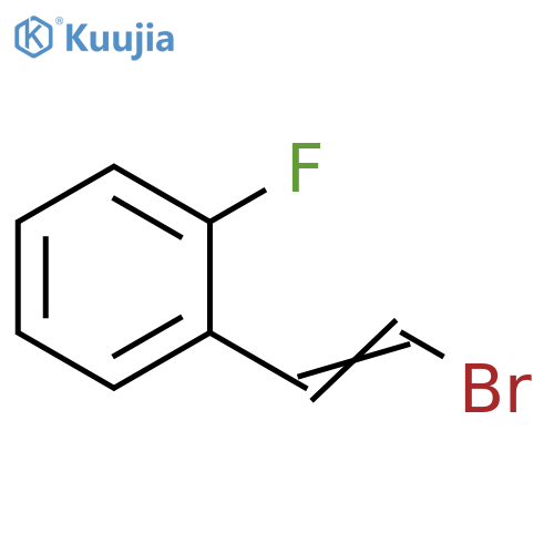 1-(2-bromoethenyl)-2-fluorobenzene structure