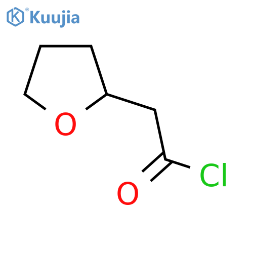 2-(Tetrahydrofuran-2-yl)acetyl chloride structure