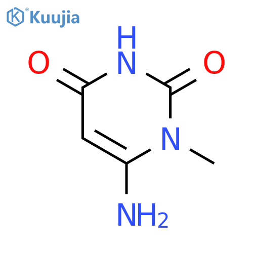 6-amino-1-methyl-1,2,3,4-tetrahydropyrimidine-2,4-dione structure