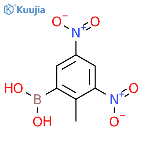 3,5-Dinitro-2-methylphenylboronic acid structure
