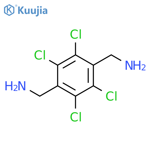 (Perchloro-1,4-phenylene)dimethanamine structure