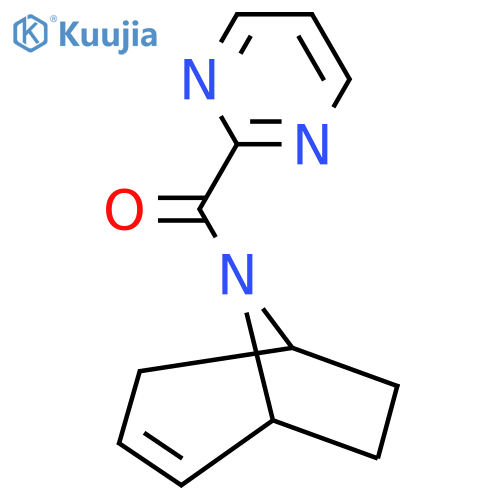 8-(pyrimidine-2-carbonyl)-8-azabicyclo3.2.1oct-2-ene structure