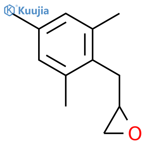 2-(2,4,6-trimethylphenyl)methyloxirane structure