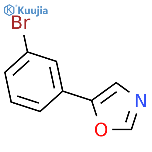 5-(3-Bromophenyl)-1,3-oxazole structure