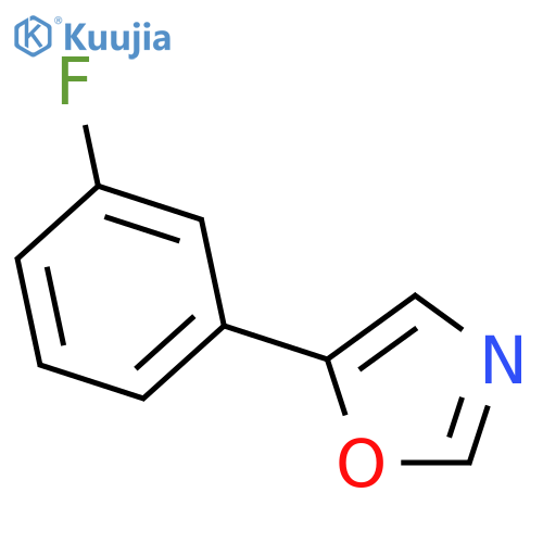 Oxazole,5-(3-fluorophenyl)- structure