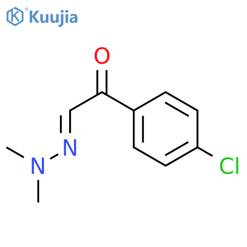 Benzeneacetaldehyde,4-chloro-a-oxo-,aldehydo-(2,2-dimethylhydrazone) structure
