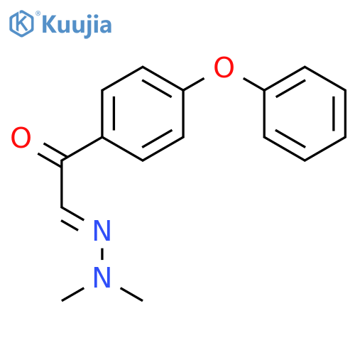Benzeneacetaldehyde, a-oxo-4-phenoxy-,aldehydo-(2,2-dimethylhydrazone) structure