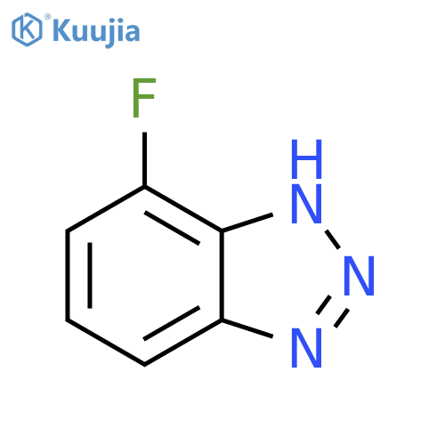 1H-Benzotriazole, 7-fluoro- structure