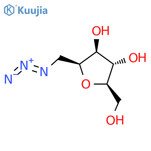 2,5-Anhydro-1-azido-1-deoxy-D-glucitol structure