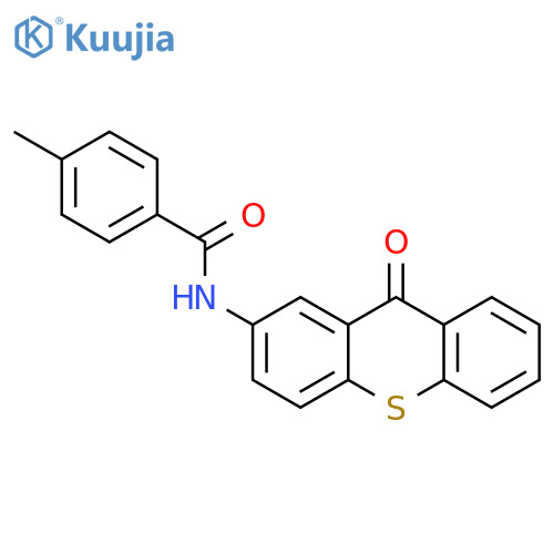 Benzamide, 4-methyl-N-(9-oxo-9H-thioxanthen-2-yl)- structure