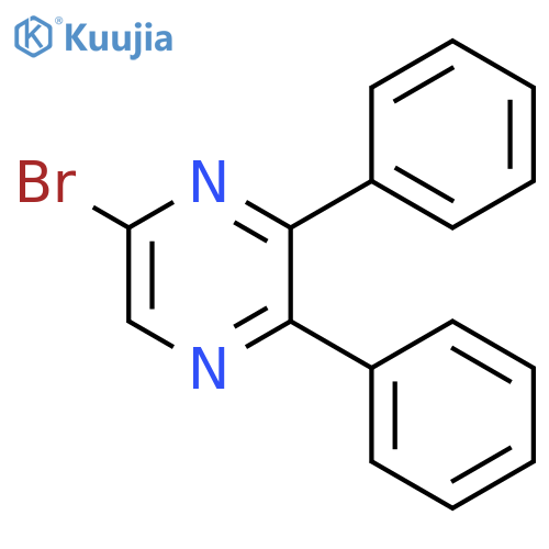 5-Bromo-2,3-diphenylpyrazine structure