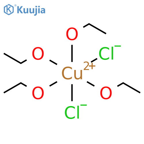 Copper, dichlorotetrakis(ethanol)- structure