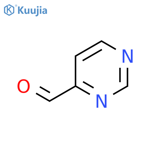 Pyrimidine-4-carbaldehyde structure