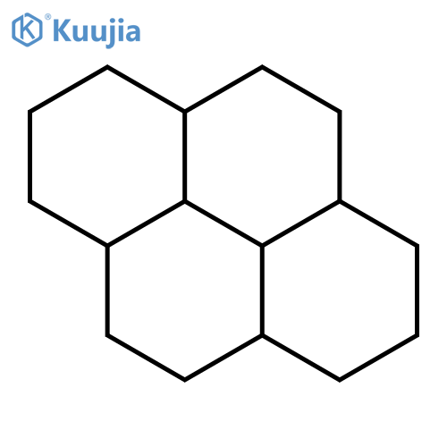 Hexadecahydropyrene structure