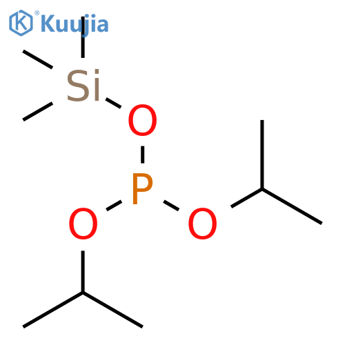 Phosphorous acid, bis(1-methylethyl) trimethylsilyl ester structure