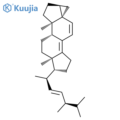 3,5-Cycloergosta-6,8(14),22-triene,(3a,5S,22E)- (9CI) structure