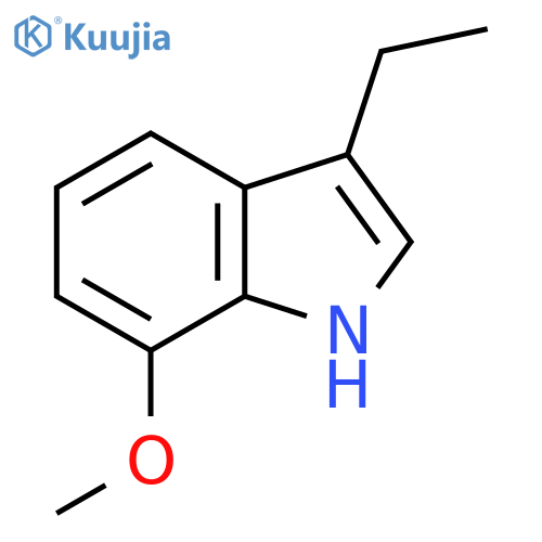 1H-Indole, 3-ethyl-7-methoxy- structure