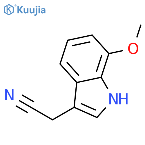 1H-Indole-3-acetonitrile,7-methoxy- structure