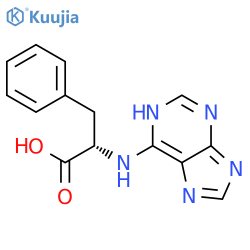 L-Phenylalanine, N-1H-purin-6-yl- structure