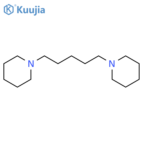 Piperidine,1,1'-(1,5-pentanediyl)bis- structure