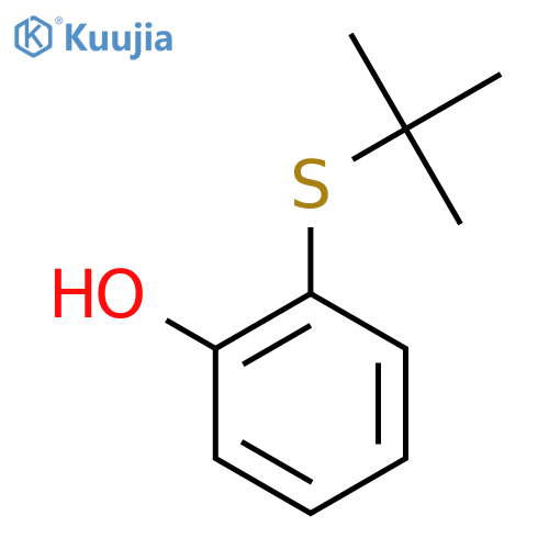 Phenol, o-(tert-butylthio)- structure