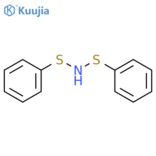 Benzenesulfenamide,N-(phenylthio)- structure