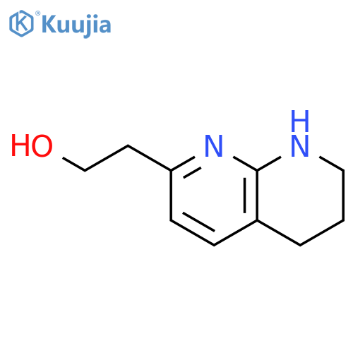 5,6,7,8-tetrahydro-1,8-Naphthyridine-2-ethanol structure
