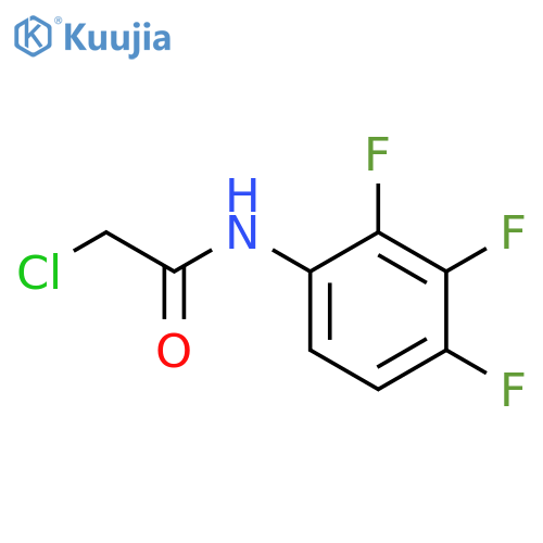 2-chloro-N-(2,3,4-trifluorophenyl)acetamide structure