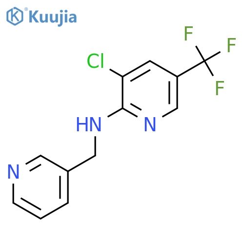 3-Chloro-N-(3-pyridinylmethyl)-5-(trifluoromethyl)-2-pyridinamine structure