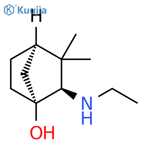 Bicyclo[2.2.1]heptan-1-ol, 2-(ethylamino)-3,3-dimethyl-, (1R,2R,4R)- structure