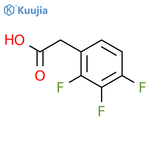 2-(2,3,4-trifluorophenyl)acetic acid structure