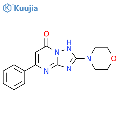 [1,2,4]Triazolo[1,5-a]pyrimidin-7(1H)-one, 2-(4-morpholinyl)-5-phenyl- structure